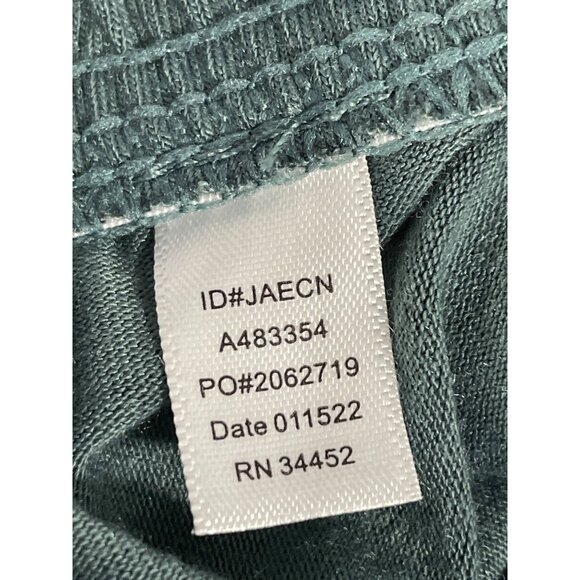 Cuddl Duds Tee and Bermuda Set Men Small Crewneck Short Sleeve Green Tie Dye NEW - Picture 7 of 8